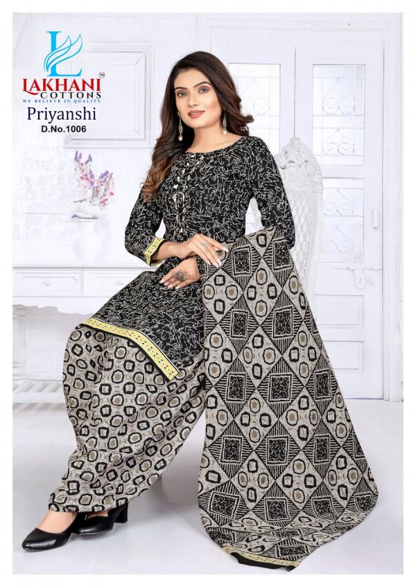 Lakhani Priyanshi Cotton Patiyala Dress Material